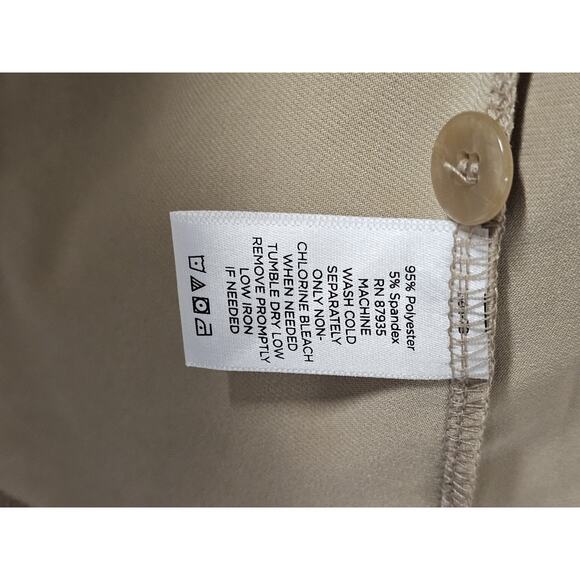 Susan Graver Women Flowy Liquid Knit Open Front Top Sz Sm Neutral Office Career - Picture 4 of 8